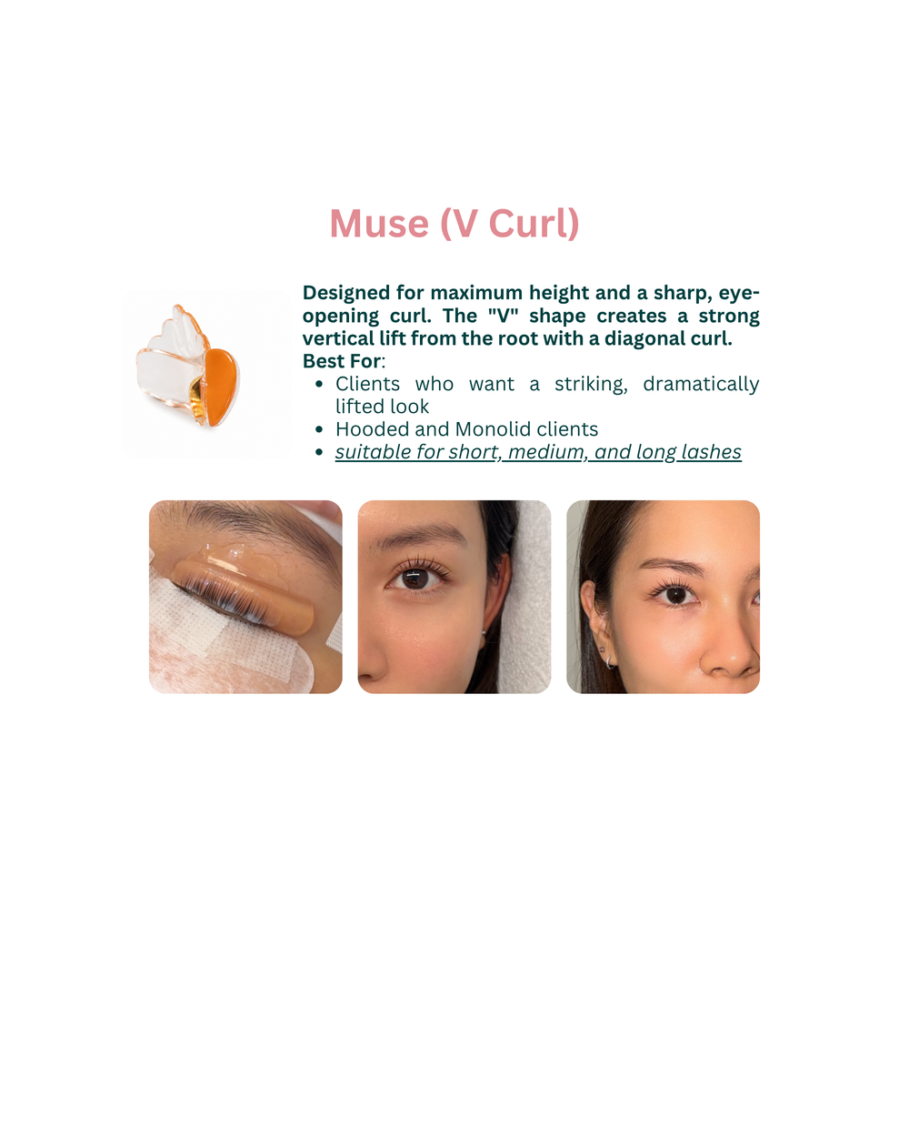 Muse (V) Curl Lash Lift rod