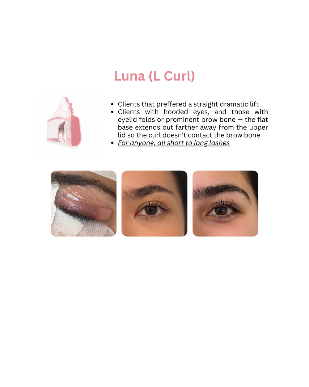 Luna (L) Curl Lash Lift rod