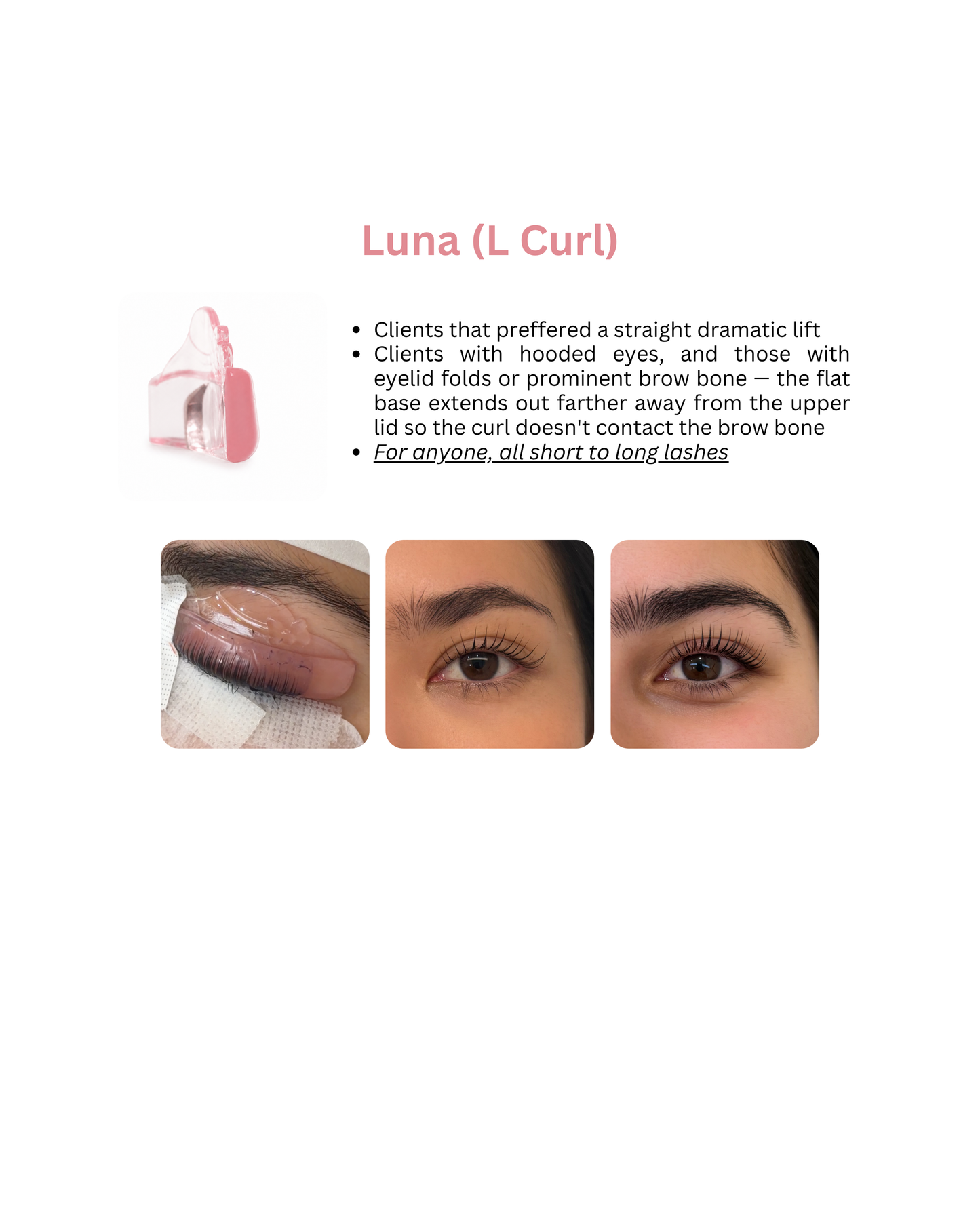 Luna (L) Curl Lash Lift rod